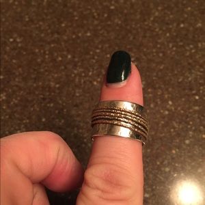 Sterling silver spinner ring